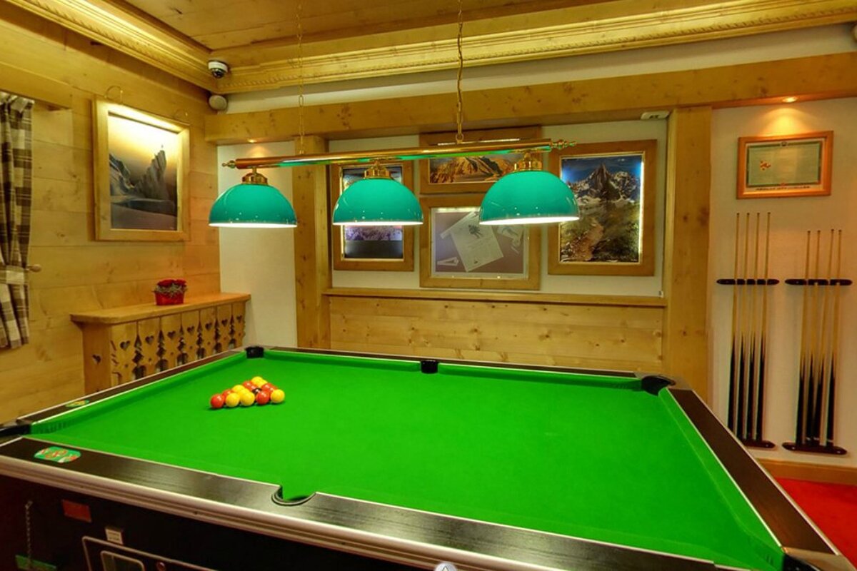 Le Dahu Hotel, Morzine-games room