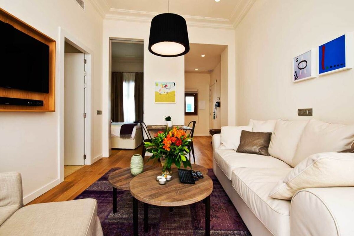 Palma Suites Residence - Standard Suite Apartment, Palma de Mallorca living-room