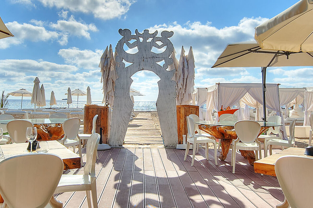 Ushuaia Beach Club, Playa d'en Bossa restaurant