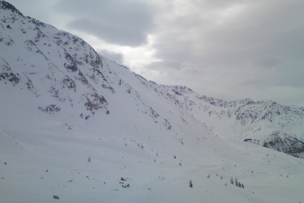 a cloudy day in les arcs