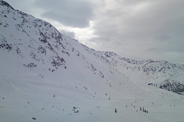 a cloudy day in les arcs