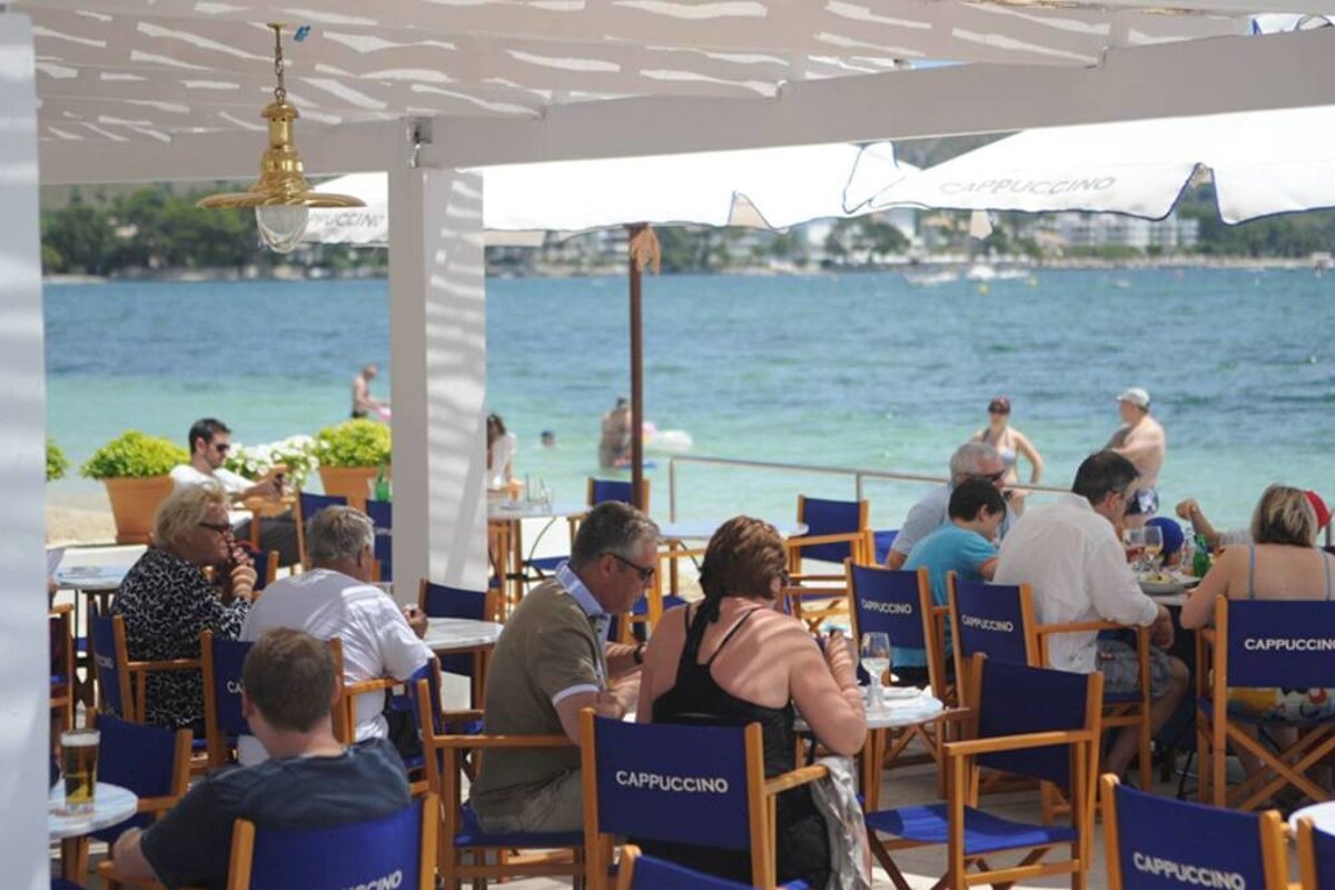 Cappuccino Cafe, Port de Pollenca (Puerto Pollensa) terrace