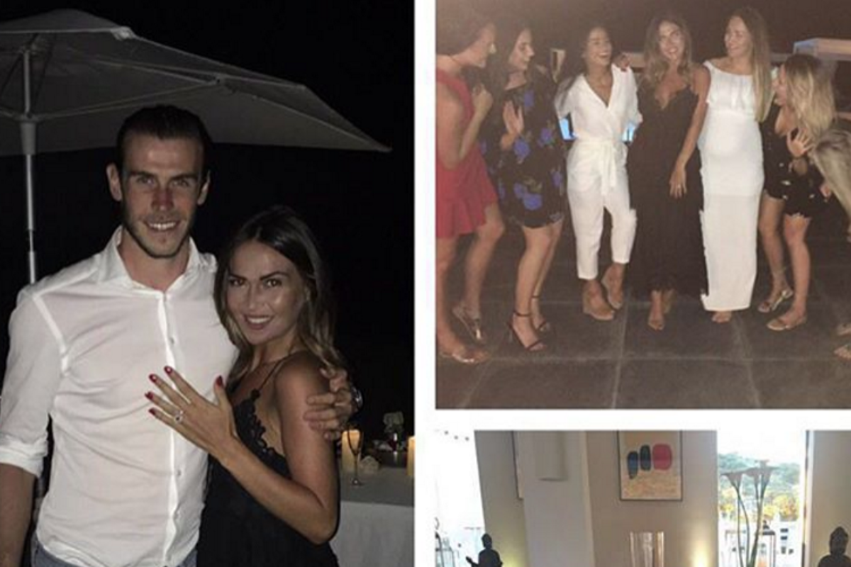Gareth Bale's romantic Ibizan proposal