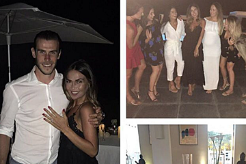 Gareth Bale's romantic Ibizan proposal