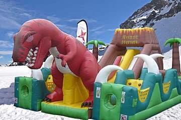 inflatable dinosaur