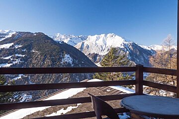 Le Deserteur Chalet, Verbier - Centre balcony