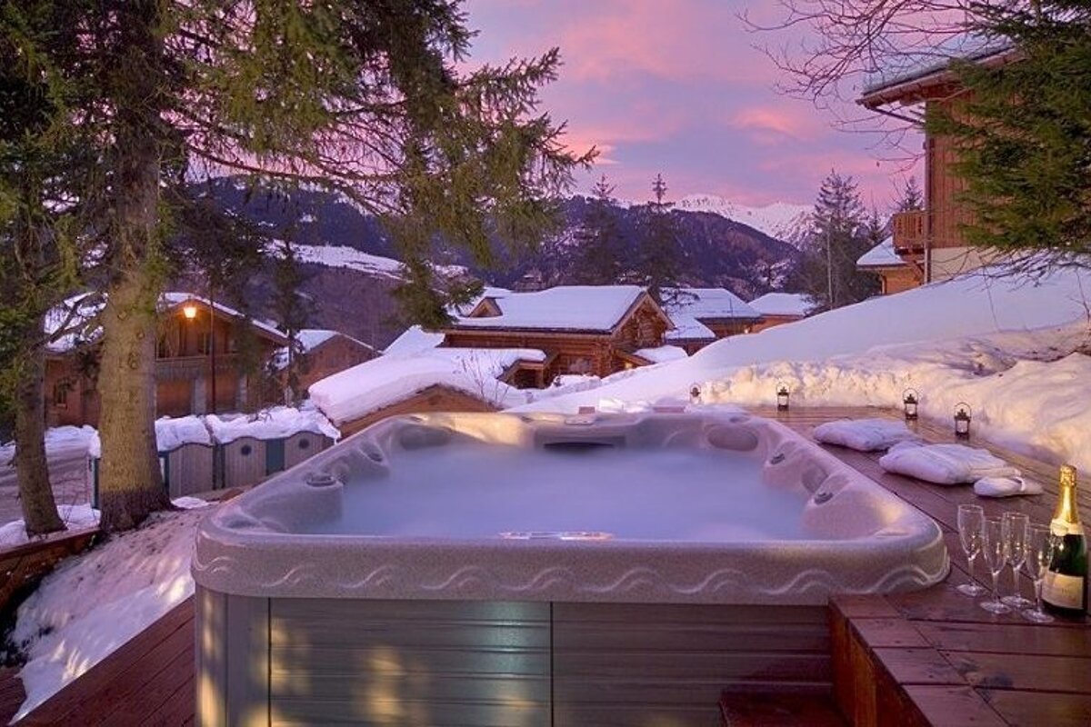 Le Torrent Chalet, La Tania jacuzzi