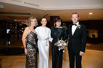 Princess Stephanie at the Vivanova Charity Gala Dinner with other guests