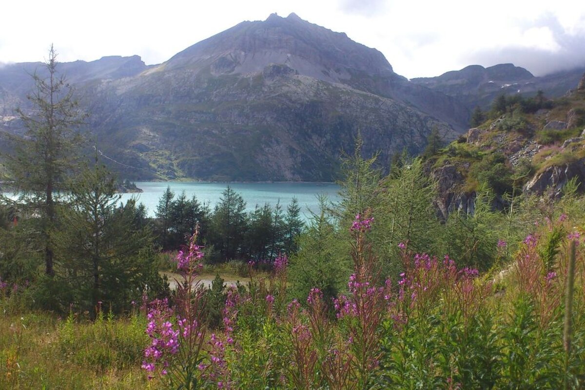 Emosson Dam near to Chamonix Mont Blanc