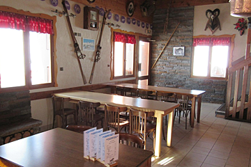 Le Chalet de Trieuse Restaurant, Plagne Bellecote interior