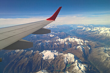 Flying to Courchevel