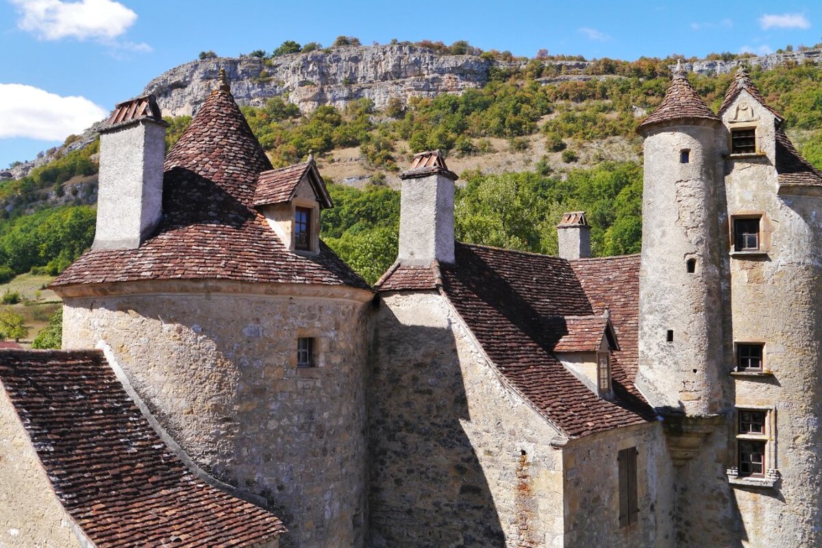 a rather castle looking house in the heart of Autoire