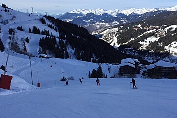 Beautiful soft snow conditions in Meribel