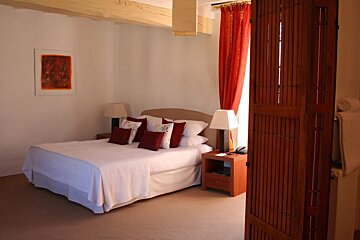 Chateau de Sanse, Sainte-Radegonde double bedroom