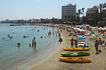 Figueretas beach south east ibiza