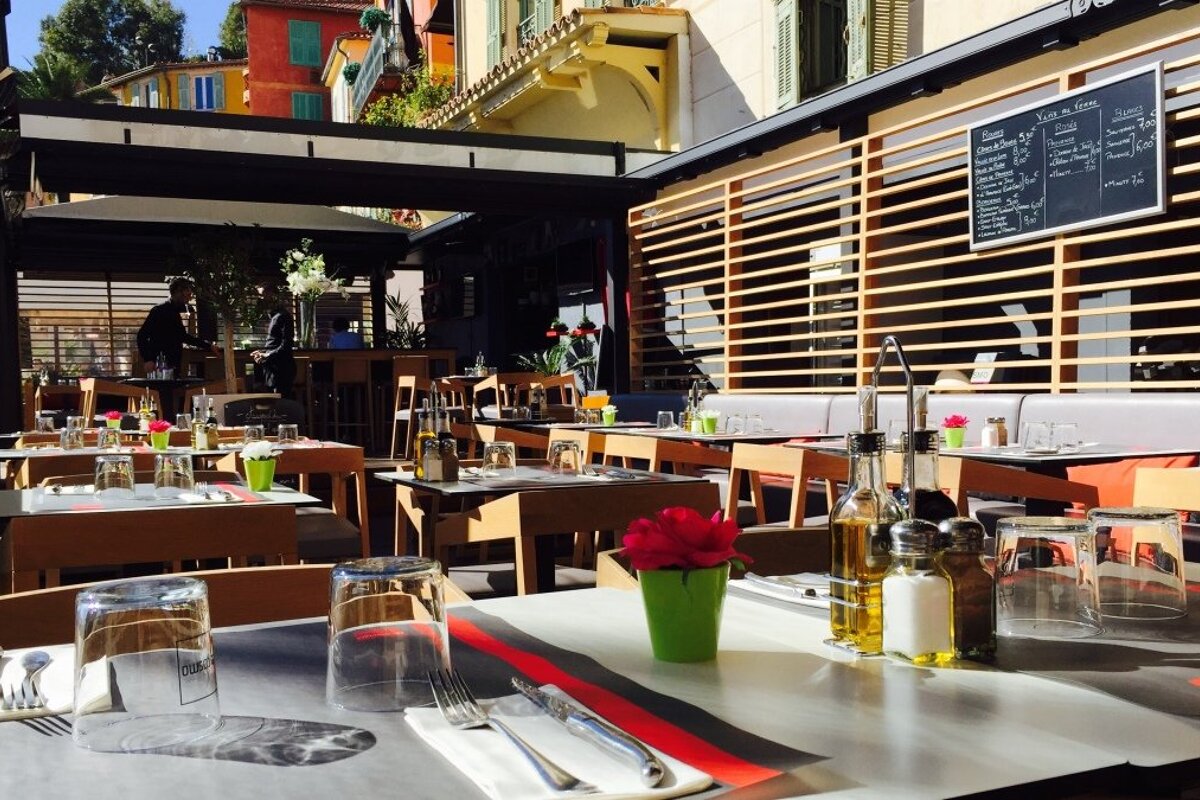 Le Cosmo Restaurant & Cocktail Bar, Villefranche-sur-Mer restaurant terrasse