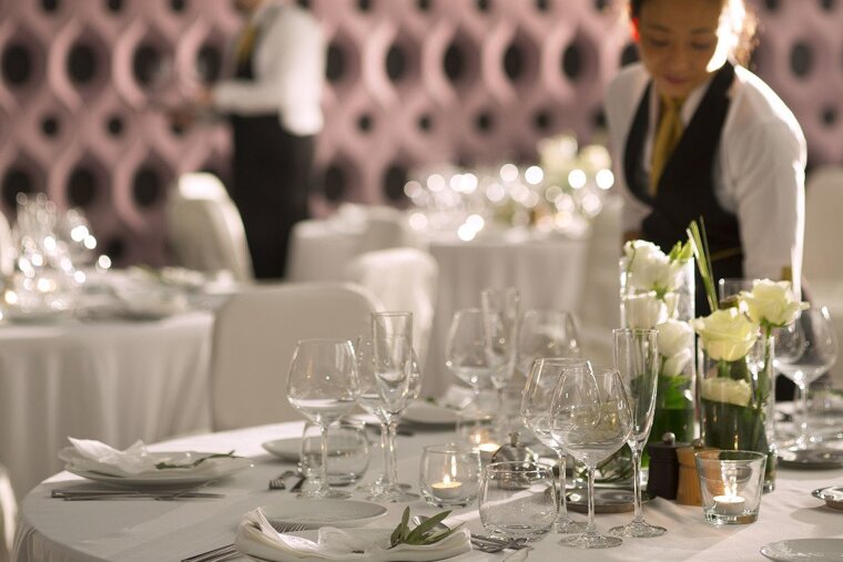 Banquet hall of Hotel de Paris, Saint Tropez