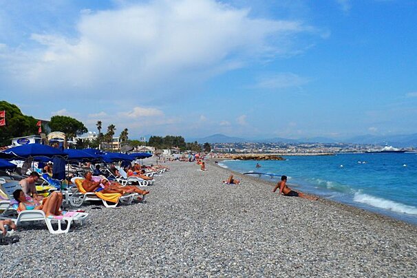 Plage de la Batterie Beach, Villeneuve Loubet