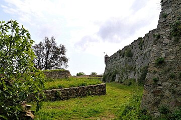 the old walls of the citadelle in st tropez
