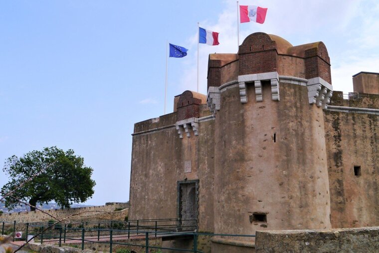 exterior of the fort at the st tropez citadelle