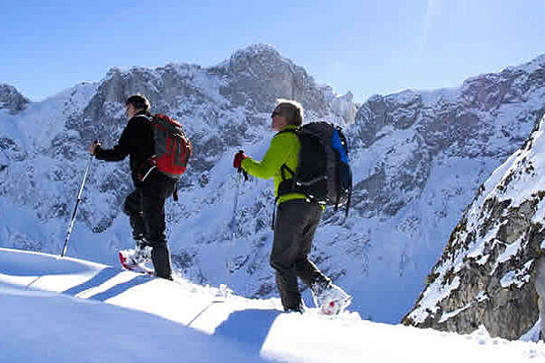 Evening Snowshoe & Dinner adventure, Morzine