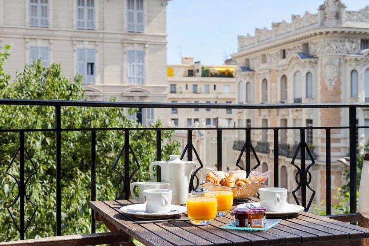 La Malmaison Hotel, Nice balcony