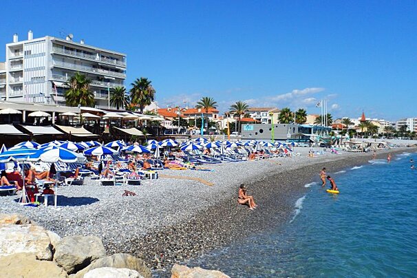 Plage du Cros de Cagnes Beach, Cagnes sur Mer