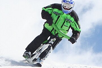 Ski-Biking in Alpe d'Huez