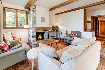 Rivier Apartment, Verbier - Centre living-room