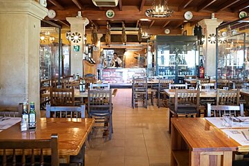 interior at the Meson Ca'n Pedro Restaurant