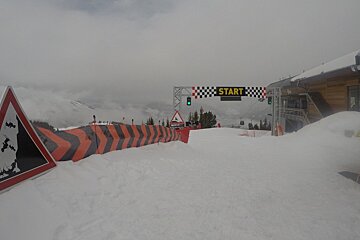Flying around the Courchevel Moriond Racing Luge