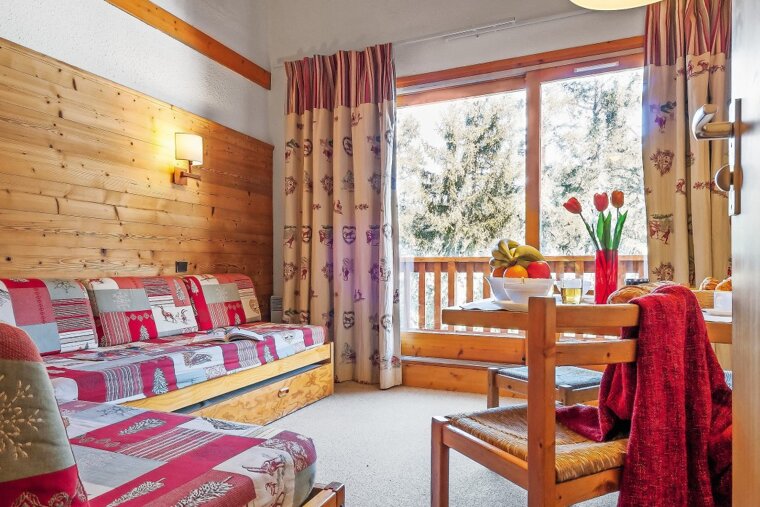 Le Golf Residence, Meribel living room