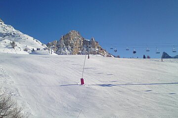 a piste in les arcs