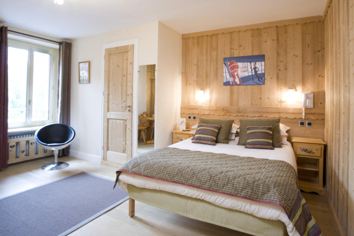 Aiguille du Midi Hotel, Les Bossons double bedroom