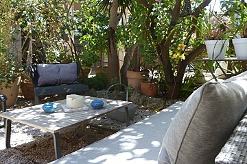 Patricia Hotel, Villefranche-sur-Mer garden