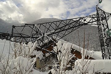 Electricity Pylon Down in Servoz Causes Chaos