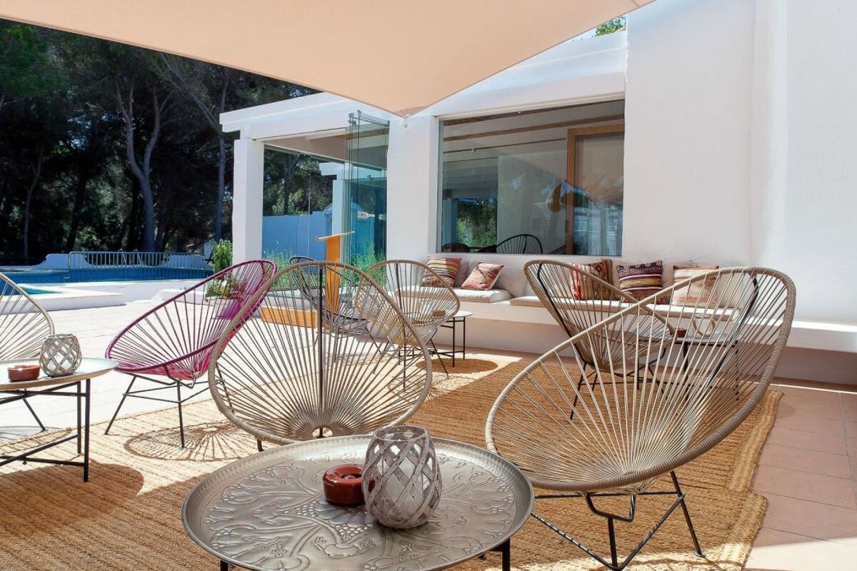 Hostal Casbah Hotel, Formentera terrace