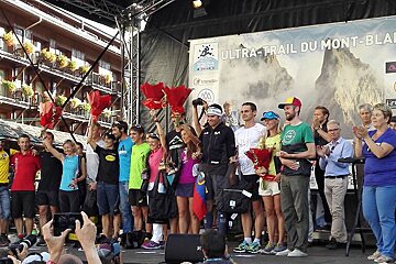finishers podium UTMB 2015 chamonix