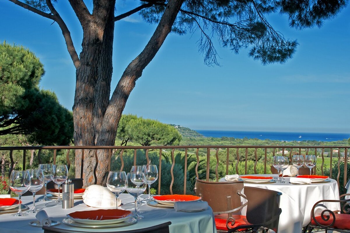 Villa Marie, St Tropez terrace