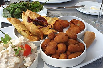 Dishes at Stay restaurant in Pollensa