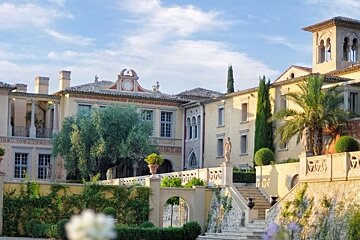 Exterior of the Renaissance-style Chateau in Grasse