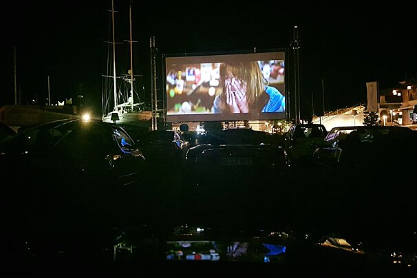 Cine Con Coche - Drive-in Cinema at Port Adriano