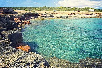 The beach at s'Algar, Portocolom