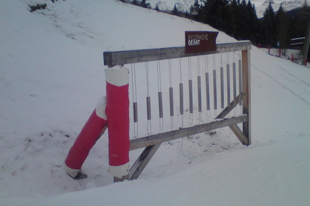 Beginner skiing in Les Arcs winter 2017/18