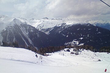 Beginner skiing in Les Arcs winter 2017/18