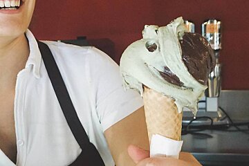 Chocolat Ice Cream Parlour & Cafe, Milan food