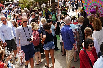 people at punta arabi ibiza