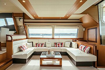 A living room with a couch and a coffee table