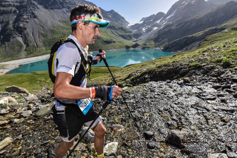 trail running in val disere
