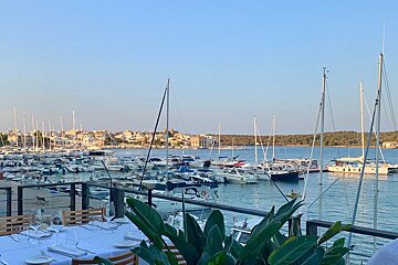 views over the marina at Sa Llotja